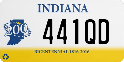 IN license plate 441QD