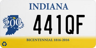 IN license plate 441QF