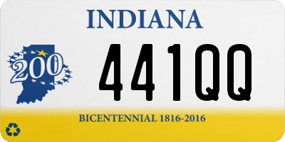 IN license plate 441QQ