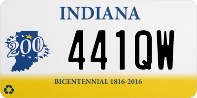 IN license plate 441QW