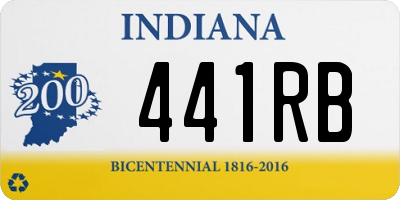 IN license plate 441RB