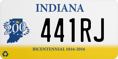 IN license plate 441RJ