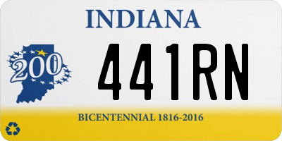 IN license plate 441RN