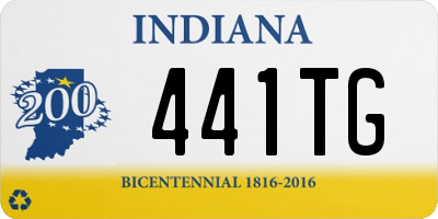 IN license plate 441TG