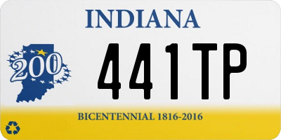 IN license plate 441TP