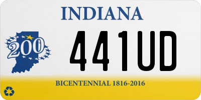 IN license plate 441UD