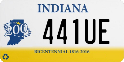 IN license plate 441UE