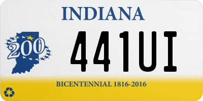 IN license plate 441UI