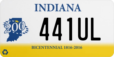 IN license plate 441UL