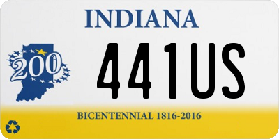 IN license plate 441US