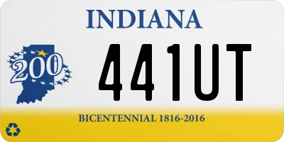 IN license plate 441UT