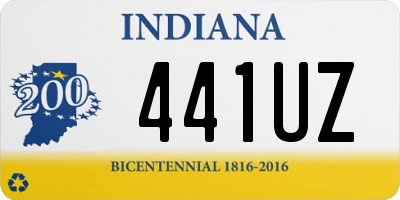 IN license plate 441UZ
