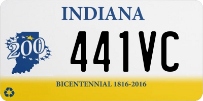 IN license plate 441VC