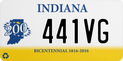 IN license plate 441VG