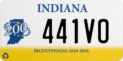 IN license plate 441VO