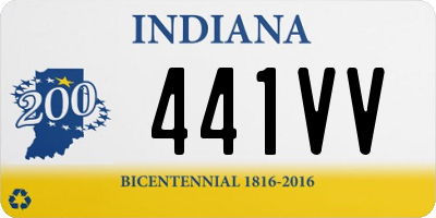 IN license plate 441VV