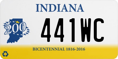 IN license plate 441WC