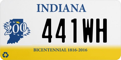 IN license plate 441WH