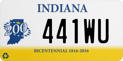 IN license plate 441WU
