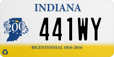 IN license plate 441WY