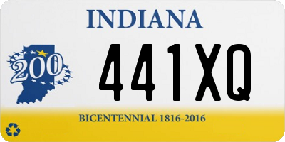 IN license plate 441XQ