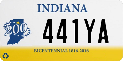 IN license plate 441YA