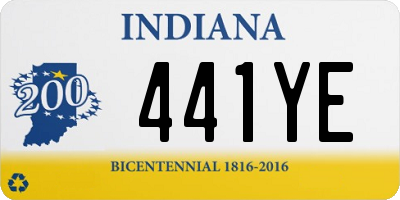 IN license plate 441YE