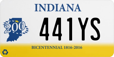 IN license plate 441YS