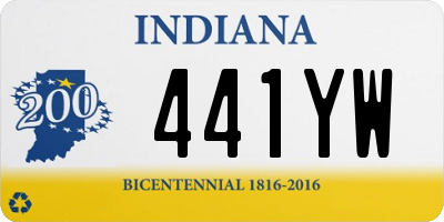 IN license plate 441YW