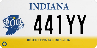 IN license plate 441YY