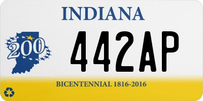 IN license plate 442AP