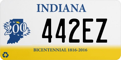 IN license plate 442EZ