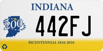 IN license plate 442FJ