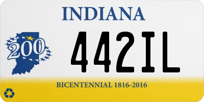 IN license plate 442IL