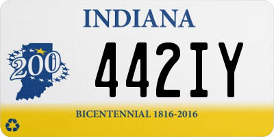 IN license plate 442IY
