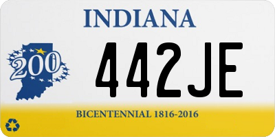 IN license plate 442JE