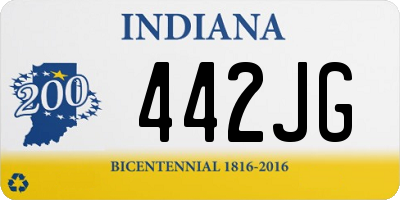 IN license plate 442JG