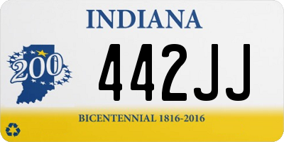 IN license plate 442JJ