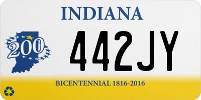 IN license plate 442JY