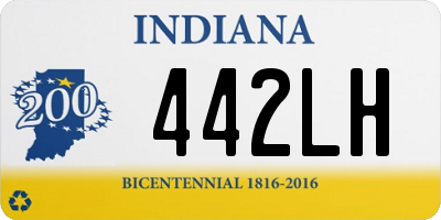 IN license plate 442LH