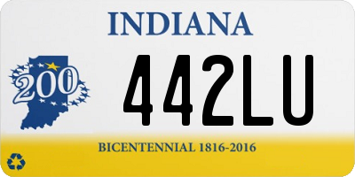 IN license plate 442LU