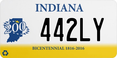 IN license plate 442LY