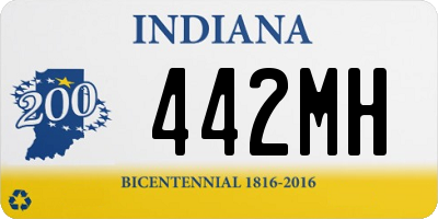 IN license plate 442MH