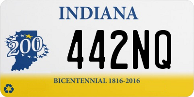 IN license plate 442NQ