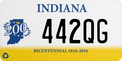 IN license plate 442QG