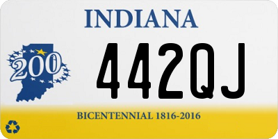 IN license plate 442QJ