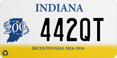 IN license plate 442QT