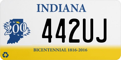 IN license plate 442UJ