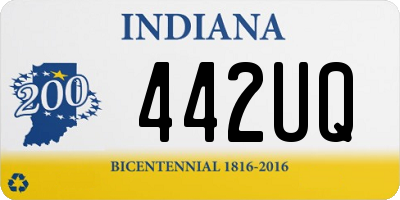 IN license plate 442UQ