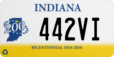 IN license plate 442VI